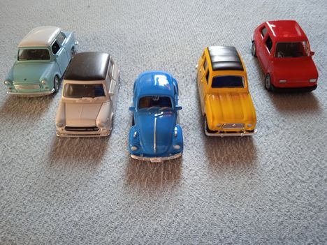 Volkswagen, mini, Trabant, Renault, polskifiat, fiat 1