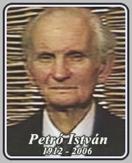  PETRÓ ISTVÁN 1912 - 2006 