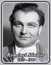 REMÉNYI SÁNDOR 1915 - 1980