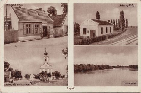Lipót község 1940 körül