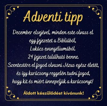 Adventi tipp