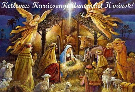 Karacsony Jézus született