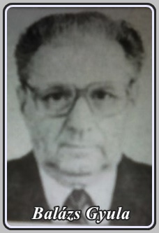 BALÁZS GYULA 1909 - 1982