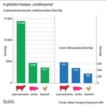 Globális húsipari vízlábnyom