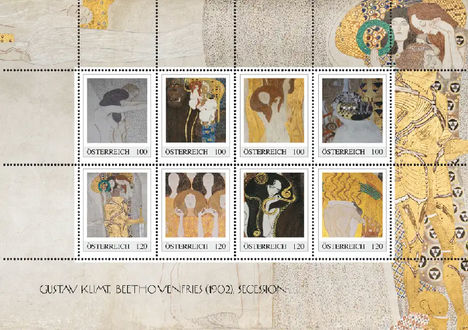 Gustav Klimt Beethoven fríz 8
