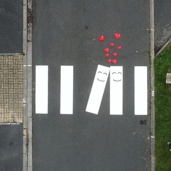 Zebra (pedestrian street art in Europe by Oakoak)_08