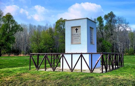 A Dunaszabályozás áldozatainak emlékműve, Ásványráró 2023.04.10-én