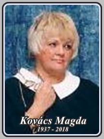 KOVÁCS MAGDA 1937 - 2018