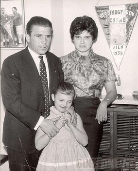 Puskás és családja - 1959