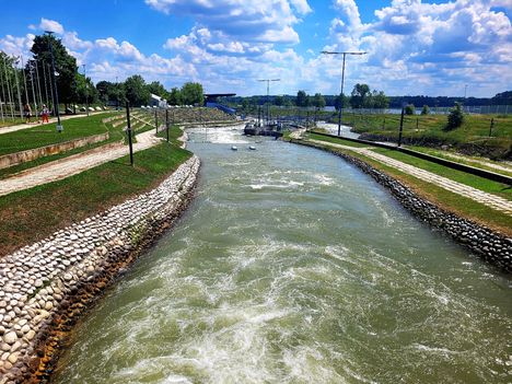 Dunacsúnyi rafting pálya 1
