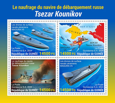 Orosz hajó süllyedése