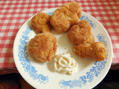 Rántott karfiol.