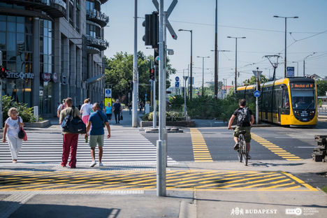 Elkészült az Örs vezér terénél a gyalogátkelő (2024.06.29.)