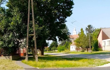 Rákóczi utca egy része. 2024. július 