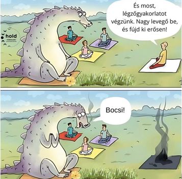 Amikor a sárkány is jógázni kezd…