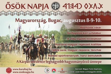 Kurultaj - VIII. Ősök Napja: 2025. augusztus 8-9-10., Bugac