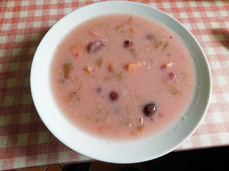 Vegyes gyümölcsleves.
