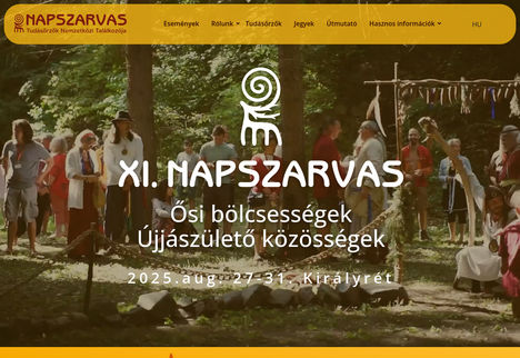 XI. Napszarvas - Ősi bölcsességek, Újjászülető közösségek, 2025. aug. 27-31., Királyrét