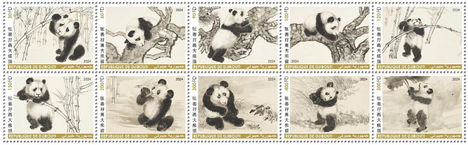 Panda festmények