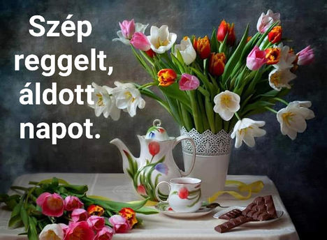 szép reggelt áldott napot