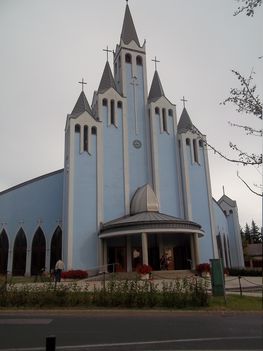 A hévizi "kék" templom