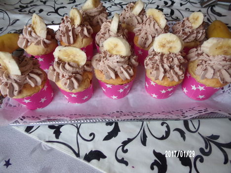 Banános -csokis muffin