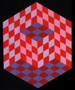 Geometrikus alakzatok Victor Vasarely képein 6