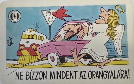 Ne bízzon mindent az őrangyalára! (kártyanaptár, 1984.)