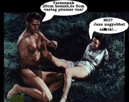A büszkélkedő Tarzan!