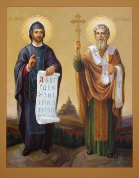 Február14:Szent Cirill szerzetes és Szent Metód püspök