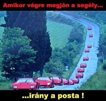 Irány a posta!