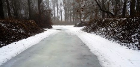 Túra a befagyott Öregszigeti belső tó jegén, Kisbodak 2017. február 03.-án 27