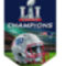 Super Bowl Banner for the New England Patriots