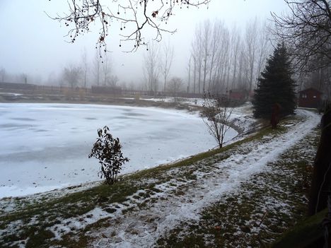 Befagyott a Kanka tó, Dunaremete 2017. február 03.-án 1
