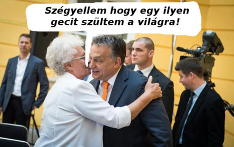 Orbán Viktor anyjávak