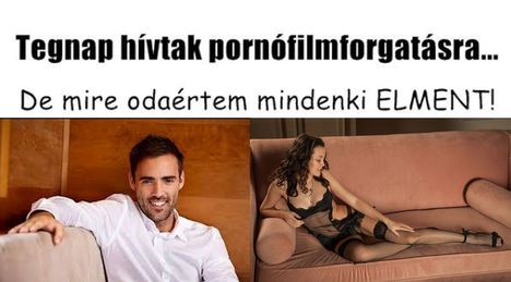 Pornófilmforgatás!