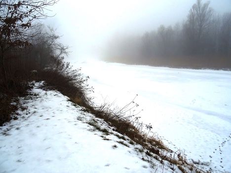 A téli Kalapszigeti Duna-ág, Ásványráró 2017. február 03.-án 5