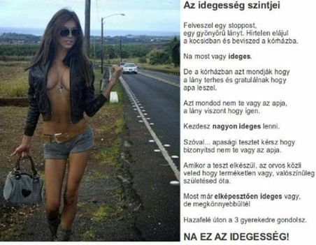 Idegesség!