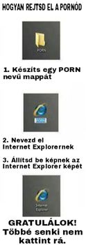 Pornó rejtés!