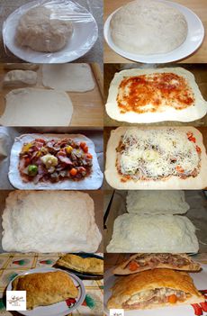 Pizza fázis fotókkal