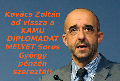 Kovács Zoltán kamu diploma