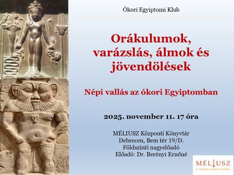 Egyiptomi előadás november