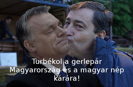 Orbán Viktor és Mészáros Lőrinc BUZIK