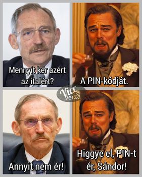 PIN kódot érő ital