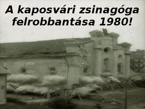 Kaposvár zsinagóga 1980