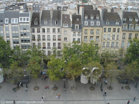 Kilátás a Pompidou központból