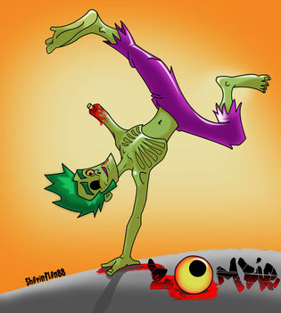 Zombie_capoeira_by_locostyle