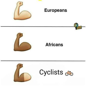 Európaiak, afrikaiak, ... kerékpárosok