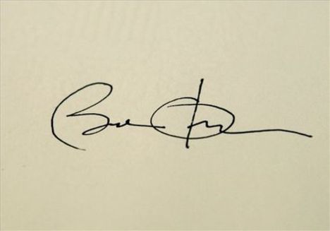 Obama aláírása