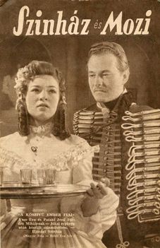 A kőszívű ember fiai színpadi változatában Pataki Jenő mint Richárd Vass Évával (Edith) a Színház és Mozi 1953. dec